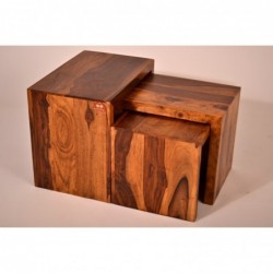 stolíky z dreva