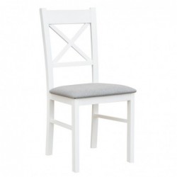Masívna stolička biela
