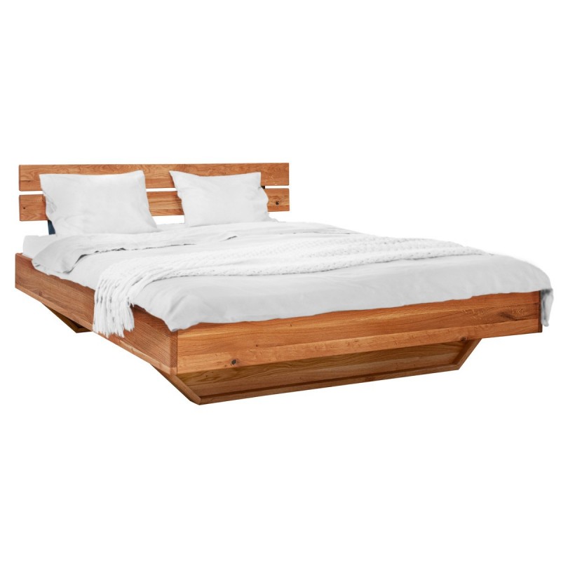 Masívna dubová posteľ TURINO 1