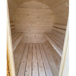 Záhradná sauna sud 250x200cm 4