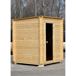 Záhradná sauna z dreva 200x200x230cm 4.
