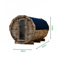 Sudová sauna 350x200cm 2.