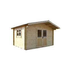 Záhradný drevený domček 4x3m